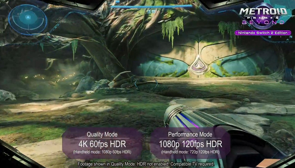 Sur Nintendo Switch 2, Metroid Prime 4 pourra être joué en 4K/60fps © Nintendo