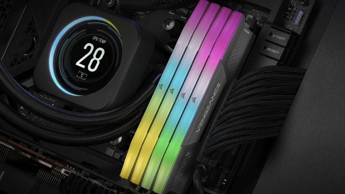Deux kits Vengeance pour quatre barrettes et 64 Go de DDR5 © Corsair
