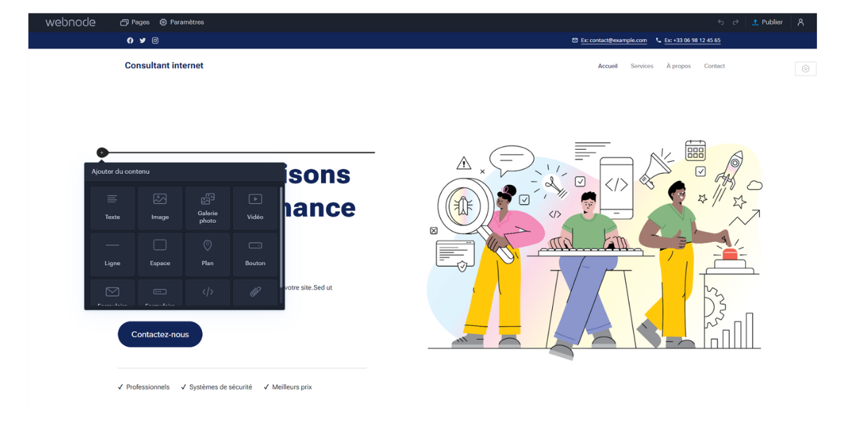 @Webnode - le concurrent historique de Wix sur la création de site internet