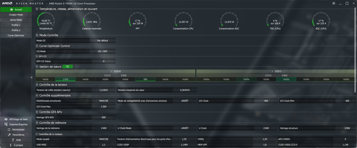 Ryzen Master : le nec plus ultra pour processeurs AMD © Nerces pour Clubic
