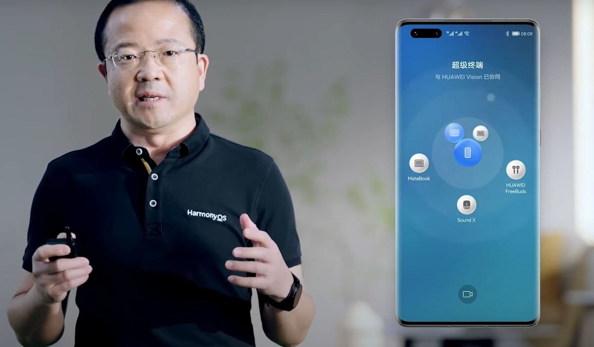 L'interface "SuperDevice" / Crédit : Huawei