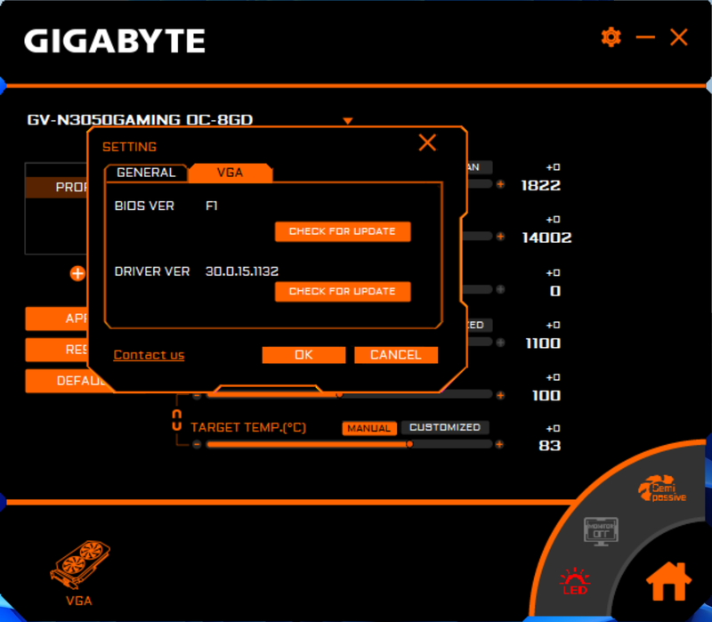 Gigabyte GeForce RTX 3050 GAMING OC 8G