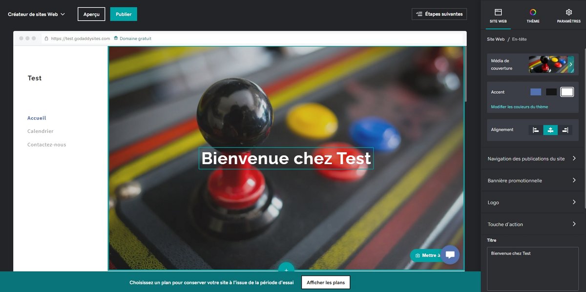 GoDaddy éditeur
